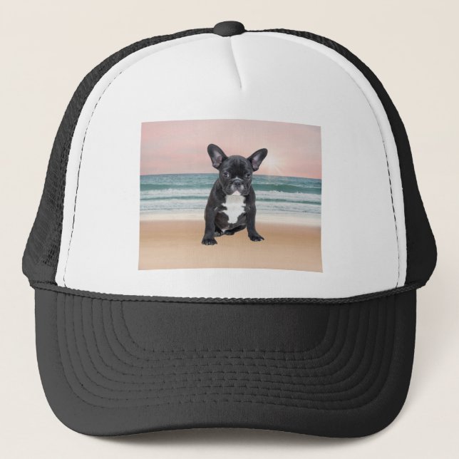 Casquette Mare French Bulldog Beach Eau Soleil (Devant)