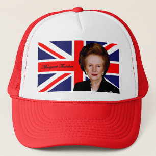 Casquette Margaret Thatcher - drapeau britannique