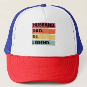 Casquette Mari Papa DJ Legend DJ DJ DJ Disque Jockey Musique