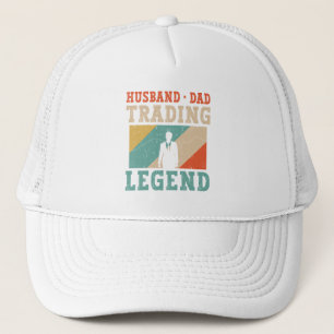 Casquette Mari Papa Trading Retro, Jour Trader Stock marché