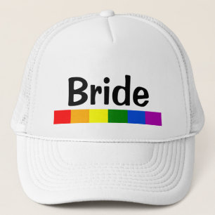 Casquette Mariage Arc-en-ciel Banner Mariée