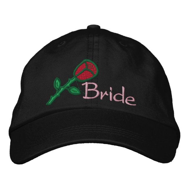 CASQUETTE MARIAGE BRIDE EMBROIDEE (Devant)