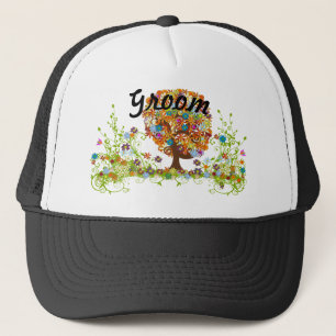 Casquette Mariage de la branche côté forêt enchantée