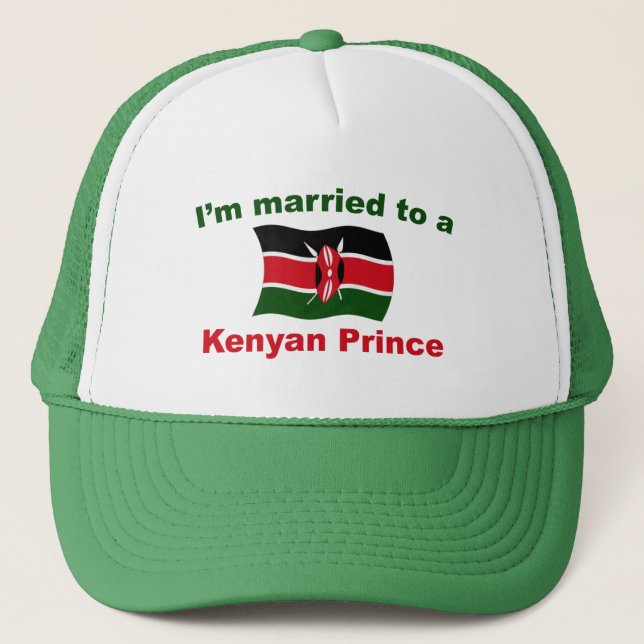 Casquette Marié à un prince kenyan (Devant)