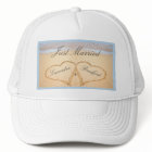 Marié, Dusty Blue Beach Mariage 2 Coeur