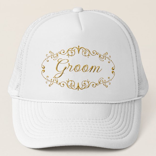 Casquette Marié élégant (Devant)