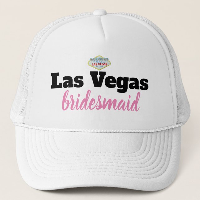 Casquette Mariée de Las Vegas (Devant)