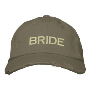 Casquette mariée en vert armée