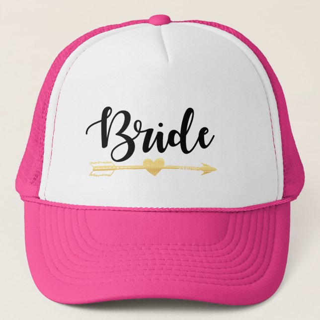 Casquette Mariée | Tribe de mariées |Équipe Bride (Devant)