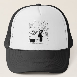 Casquette Mariée veut vérifier le petit dessin imprimé