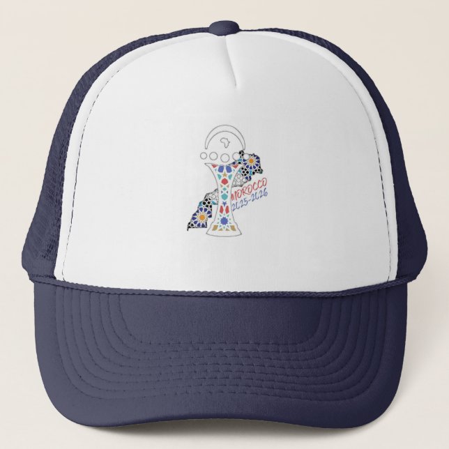 Casquette Marocain Spirit 2025/2026 - Afrique Cup Design (Devant)