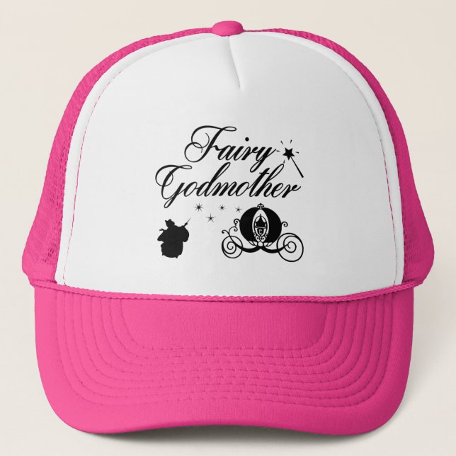 casquette marraine de fée, chapeau camionneur, don (Devant)