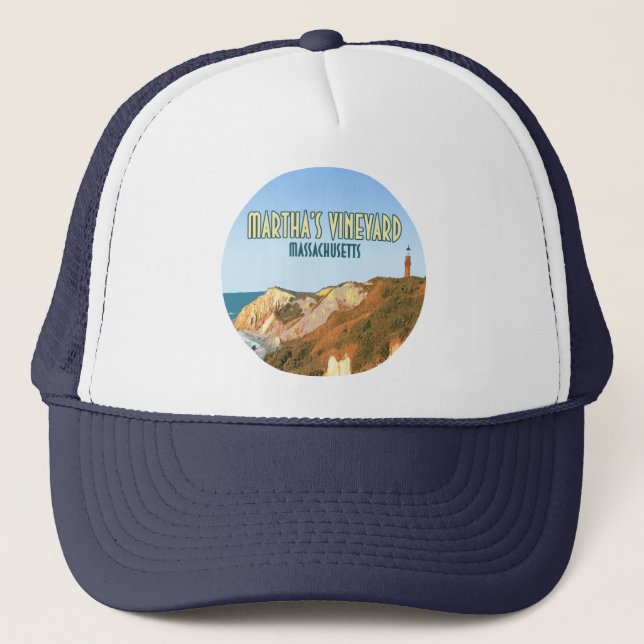 Casquette Marthas Vineyard Gay Head Lighthouse Massachusetts (Devant)