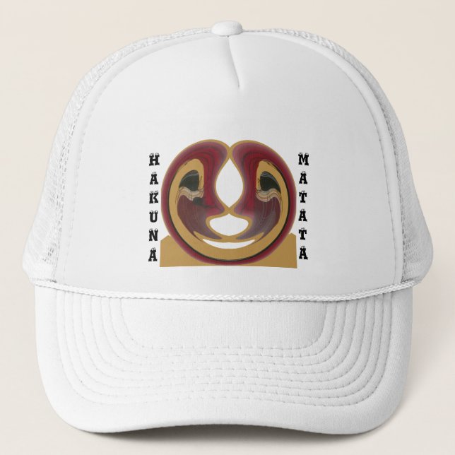 Casquette Masai Tribal Whirt Art Imprimer (Devant)