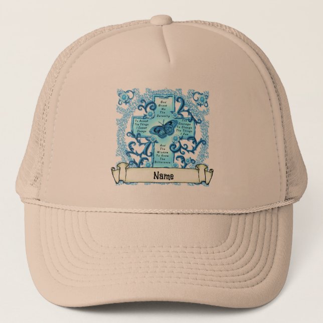 Casquette masculin Aqua Serenity Cross (Devant)