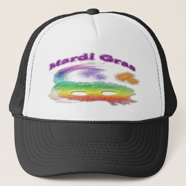 Casquette Masque de mardi gras (Devant)