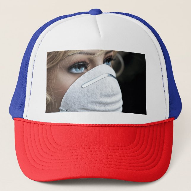 Casquette Masque de protection contre le virus Corona (Devant)