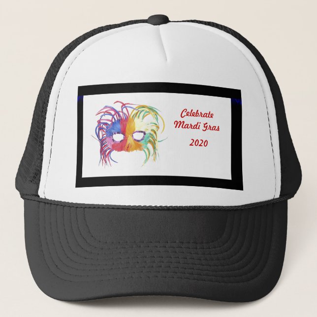 Casquette Masque perlé - (Devant)