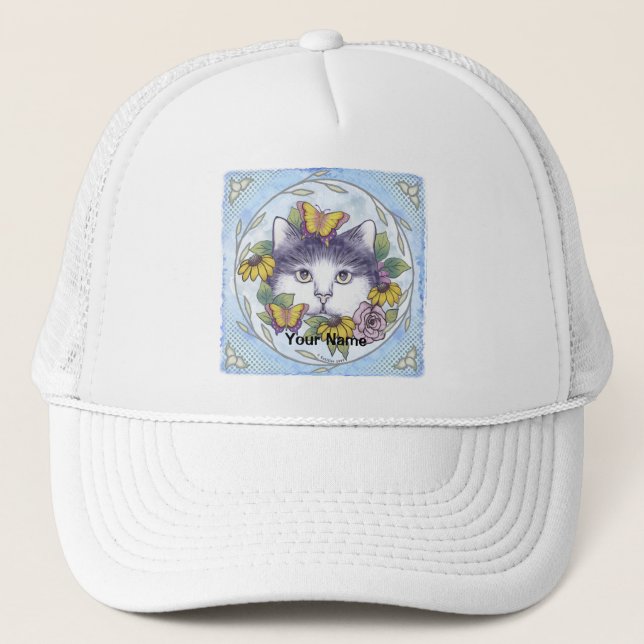 Casquette Masquer le chat (Devant)