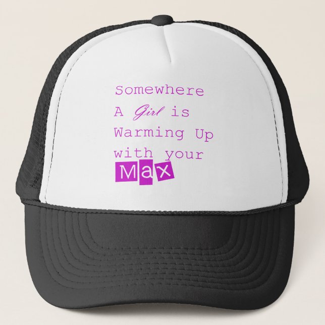 Casquette maximum de camionneur de fille (Devant)