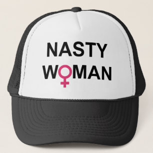 Casquette méchant de vote de femme