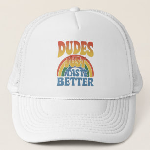 Casquette Mecs Ont Juste Meilleur Goût Arc-en-ciel Fierté Ga