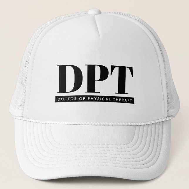 Casquette Médecin DPT moderne de thérapie physique (Devant)