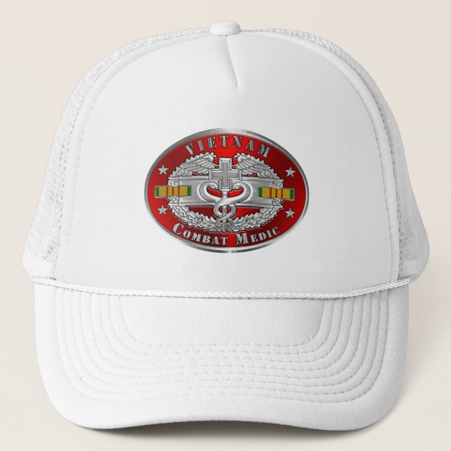 Casquette Médecine de combat du Vietnam (Devant)