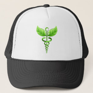 Casquette Médecine douce Médicale de symbole de caducée v