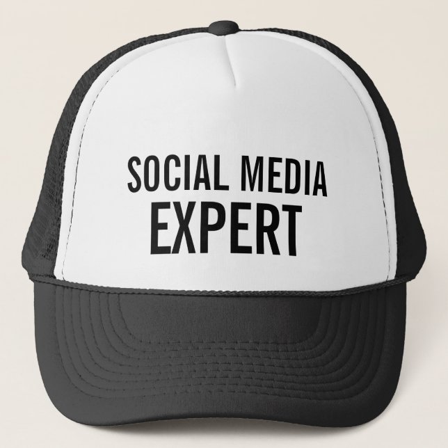 CASQUETTE MÉDIAS SOCIAUX EXPERTS (Devant)