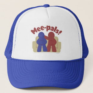 Casquette Mee Pals Drôle Meeple Gamer Friends Cartoon