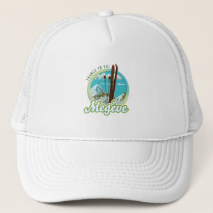 Casquette Megève france ski logo