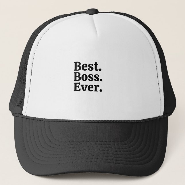 Casquette Meilleur Boss jamais (Devant)