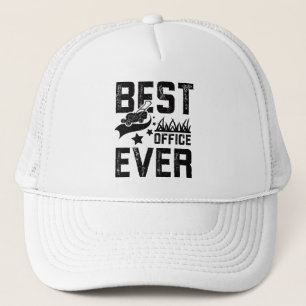 Casquette Meilleur bureau jamais eu pour tondeuse à gazon
