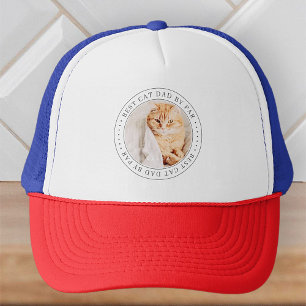 Casquette Meilleur Chat Papa Par Par Classique Photo Simple