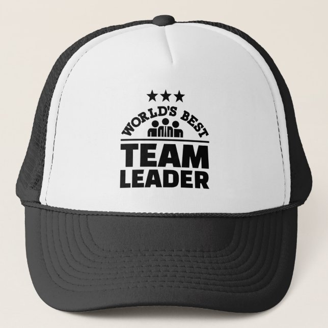 Casquette Meilleur chef d'équipe du monde (Devant)