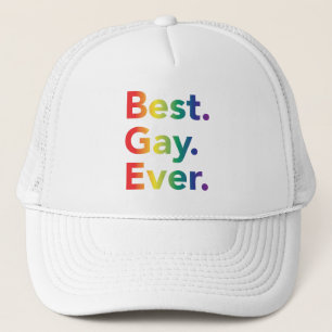 Casquette Meilleur drapeau arc-en-ciel LGBT de tous les temp