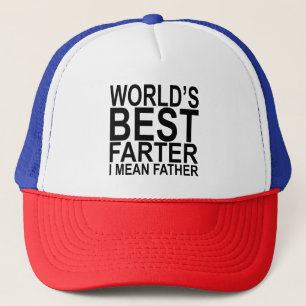Casquette Meilleur Farter du monde Je veux dire chapeau de c