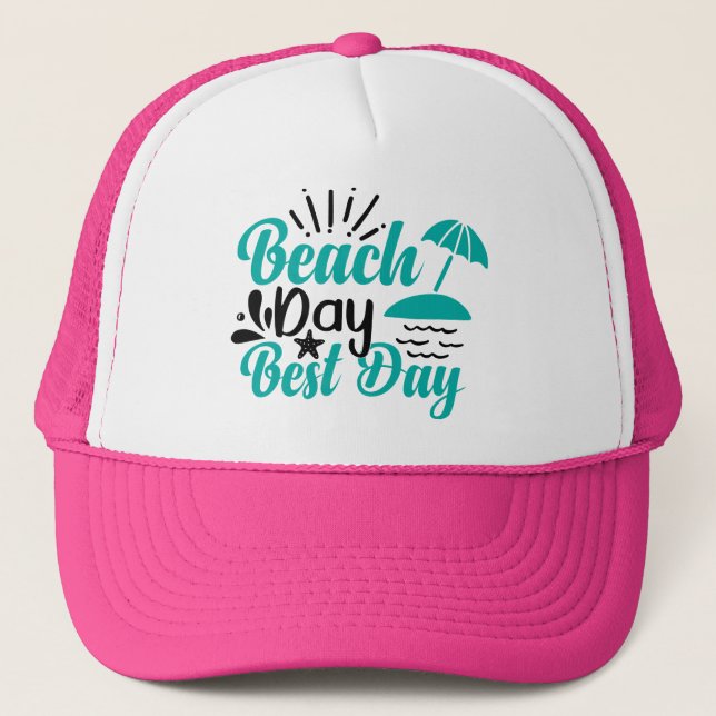 Casquette Meilleur Jour De Plage-68634 (Devant)