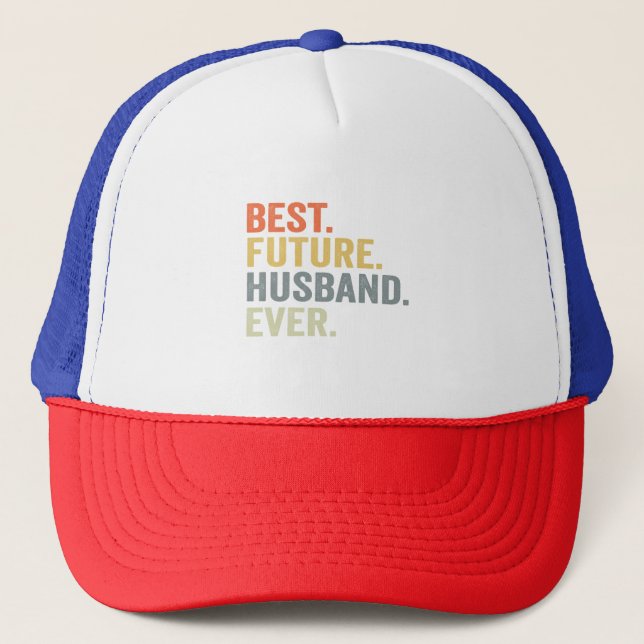 Casquette Meilleur Mari Futur Jamais Mari Pour Être Un Don D (Devant)