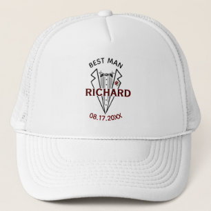 Casquette Meilleur Mariage Personnalisé Nom Date Cadeau