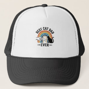 Casquette Meilleur Papa Chat Vintage Conception d'amant de c