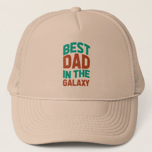 Casquette Meilleur papa dans la Galaxie Anniversaire ou Fête