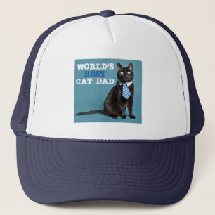 Casquette Meilleur papa de chat au monde