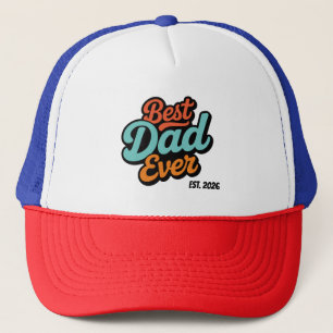 Casquette Meilleur Papa De Tous Les Temps Cadeau Coloré Rétr