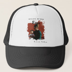 Casquette Meilleur papa du monde cadeau photo nom simple