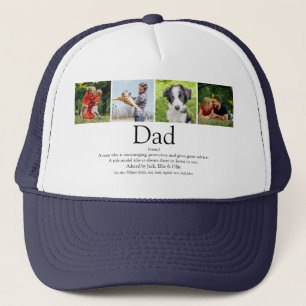 Casquette Meilleur Papa du Monde Définition Photo Fun