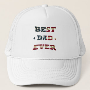 Casquette Meilleur papa jamais avec nous drapeau américain