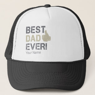 Casquette Meilleur papa jamais pour la Fête des pères Vintag