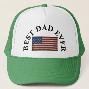 CASQUETTE MEILLEUR PAPA JAMAIS USA PERSONNALISER DRAPEAU PAY